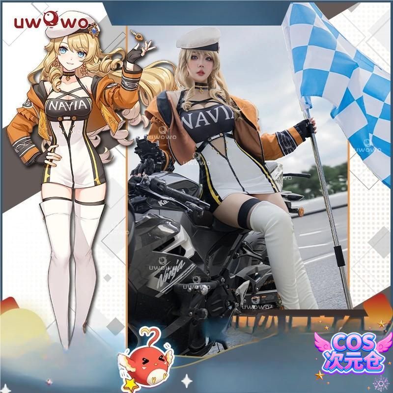 Uwowo悠窩窩 原神 ナヴィア レーシングスーツ コスプレ 衣装 ハロウィン 仮装 キャラクター服