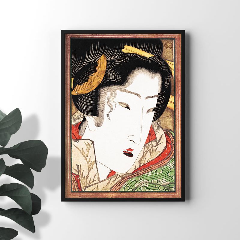 A2サイズ 溪斎英泉 ポスター 婦慈のゆき 美人画 日本画 浮世絵 花魁