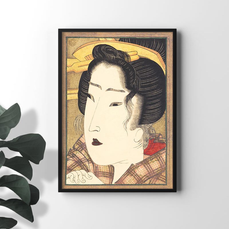 A2サイズ 溪斎英泉 ポスター 婦慈のゆき 美人画 日本画 浮世絵 花魁