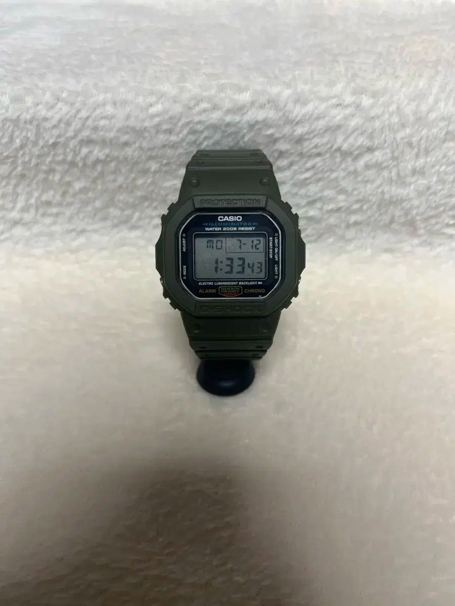  G SHOCK カシオ 時計 オリーブ クリア 金属ベルト 時計