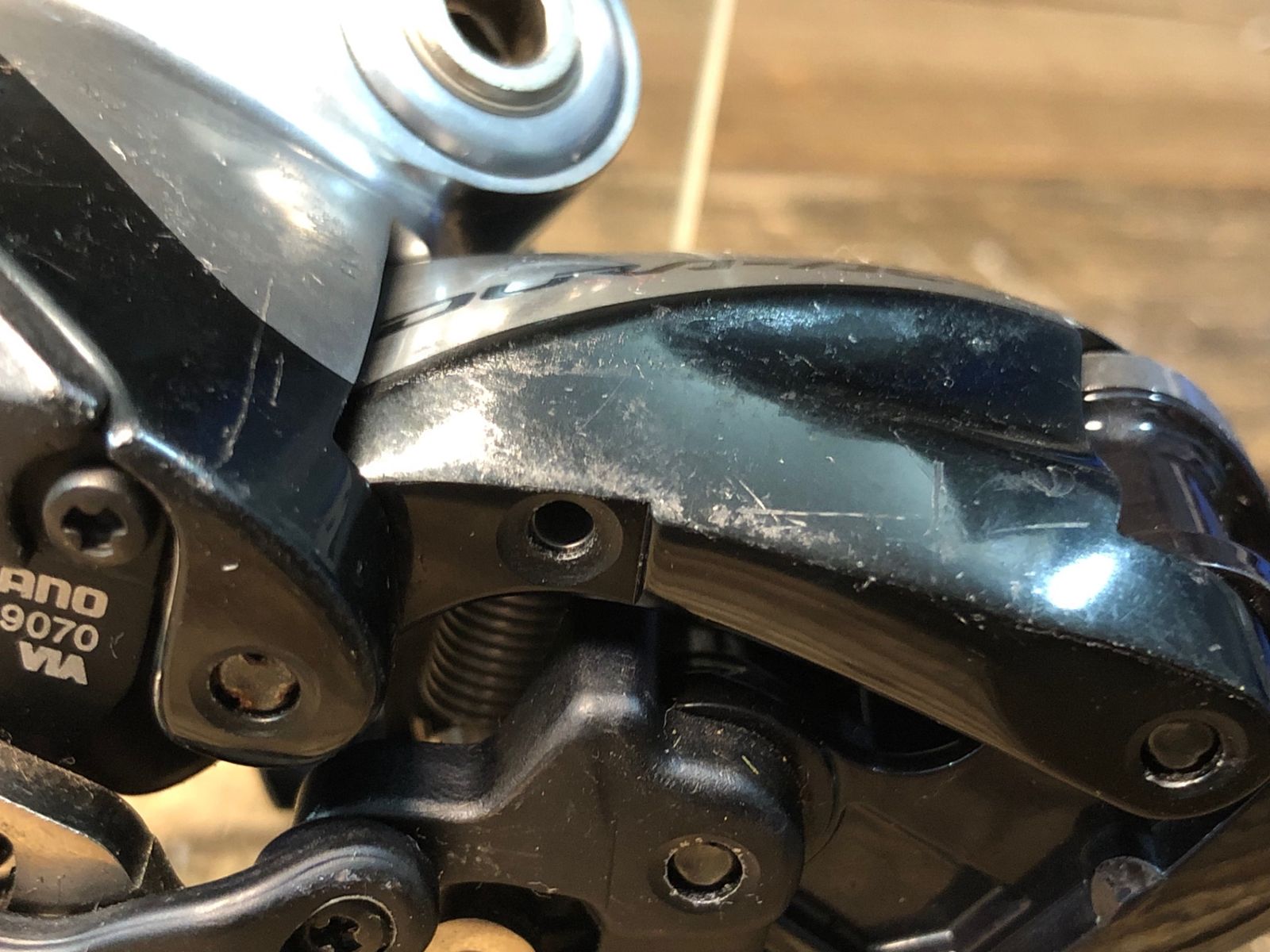 JA130 シマノ SHIMANO デュラエース DURA-ACE RD-9070 リアディレイラー Di2 接続不良 PCエラー表示の為ジャンク BRIGHTFACE_UK