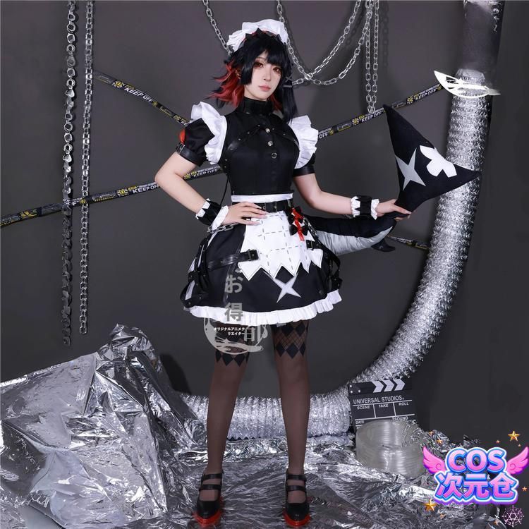 ♥ 霧都アニメ 絶区零 エレン?ジョー サメメイド コスプレ衣装 ハロウィン 新発売 仮装 キャラクター服