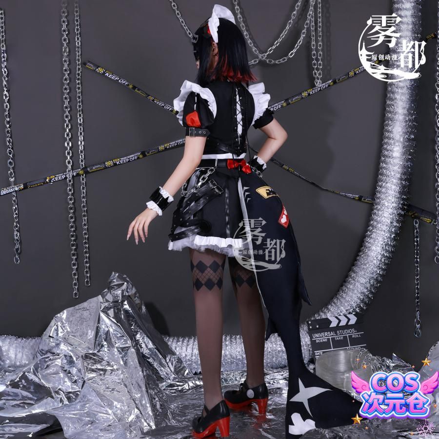 新ルールOK ♥ 霧都アニメ 絶区零 エレン?ジョー サメメイド コスプレ衣装 ハロウィン 新発売 仮装 キャラクター服 【新作】