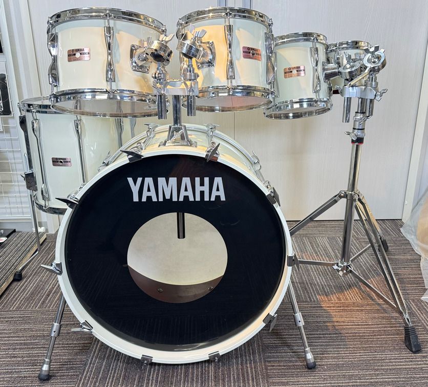 YAMAHA YD-9000R BD22x14 FT14x14 TT12x8 TT10x8 TT8x8 TT6x5.5 シングルヘッド バーチ ステージホワイトラッカー