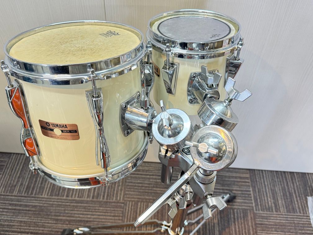 YAMAHA YD-9000R BD22x14 FT14x14 TT12x8 TT10x8 TT8x8 TT6x5.5 シングルヘッド バーチ ステージホワイトラッカー