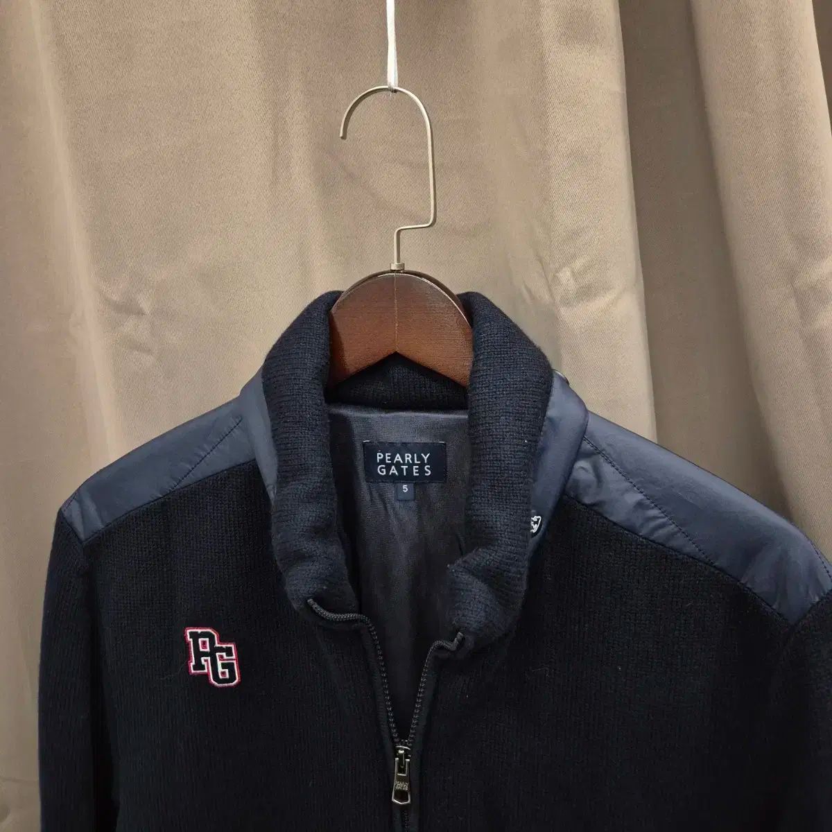 パーリーゲイツ 防風 ニット ジップアップ ジャケット 5サイズ