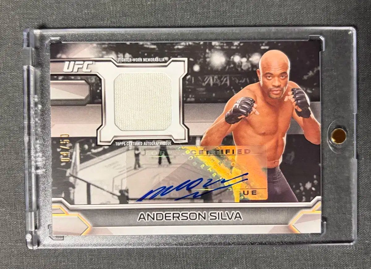 UFC カード Kinloch Anderson オートパッチカード 50