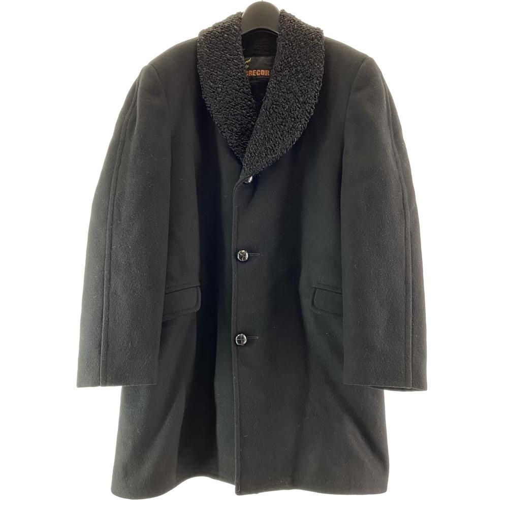 【中古】70s McGREGOR ギャングコート サイズ38 USA製 ブラック マックレガー[17][240017732172] 中古】70s McGREGOR ギャングコート サイズ38 USA製 ブラック