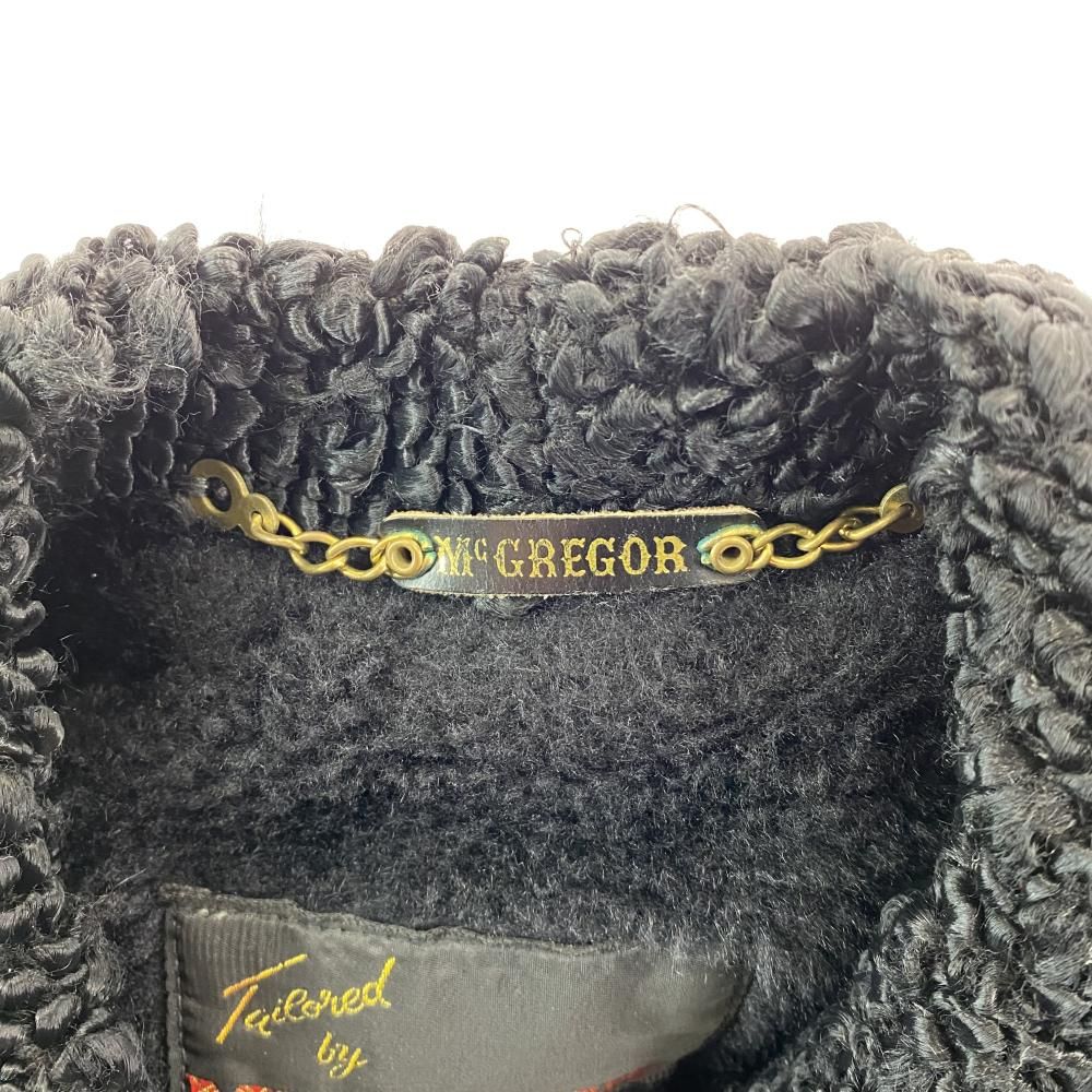 中古】70s McGREGOR ギャングコート サイズ38 USA製 ブラック