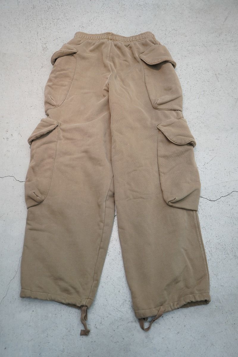 正規 24 SS entire studios エンタイアスタジオ UTILITY SWEATS ユーティリティ スウェット カーゴ パンツ ES 2379 P 0051 1022