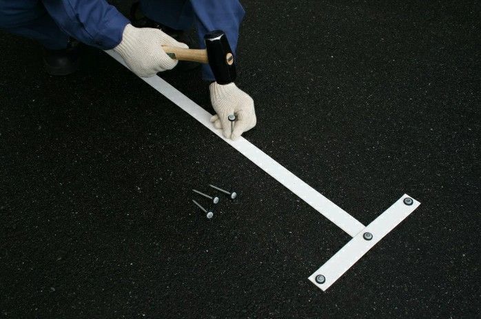 T型4cm幅2本セット 砂利