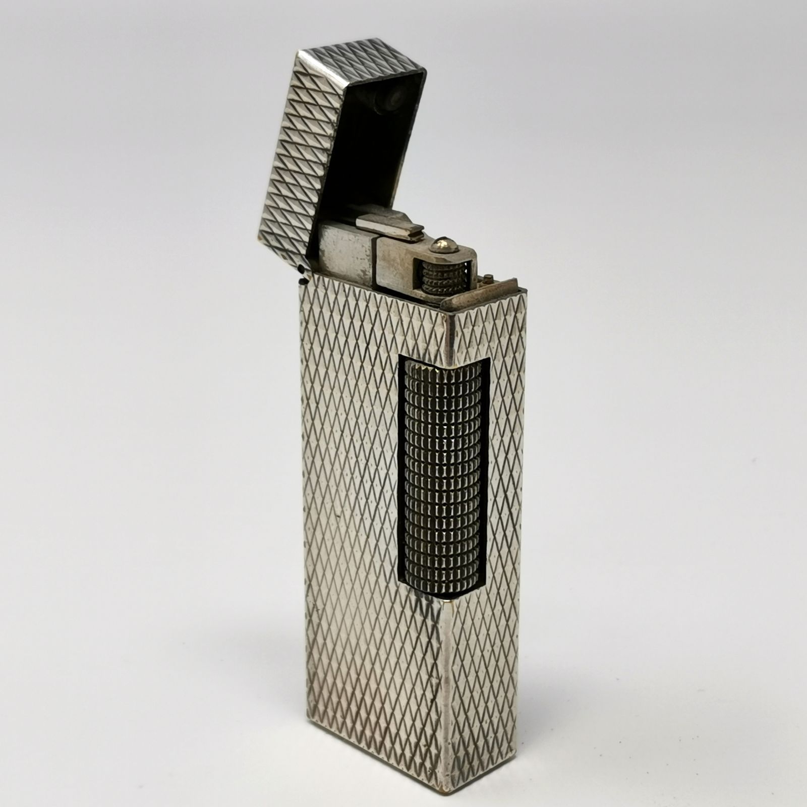 ダンヒル　ガスライター ダンヒル ガスライター シルバー 銀色 火花確認済み 管理番号KKVKO744