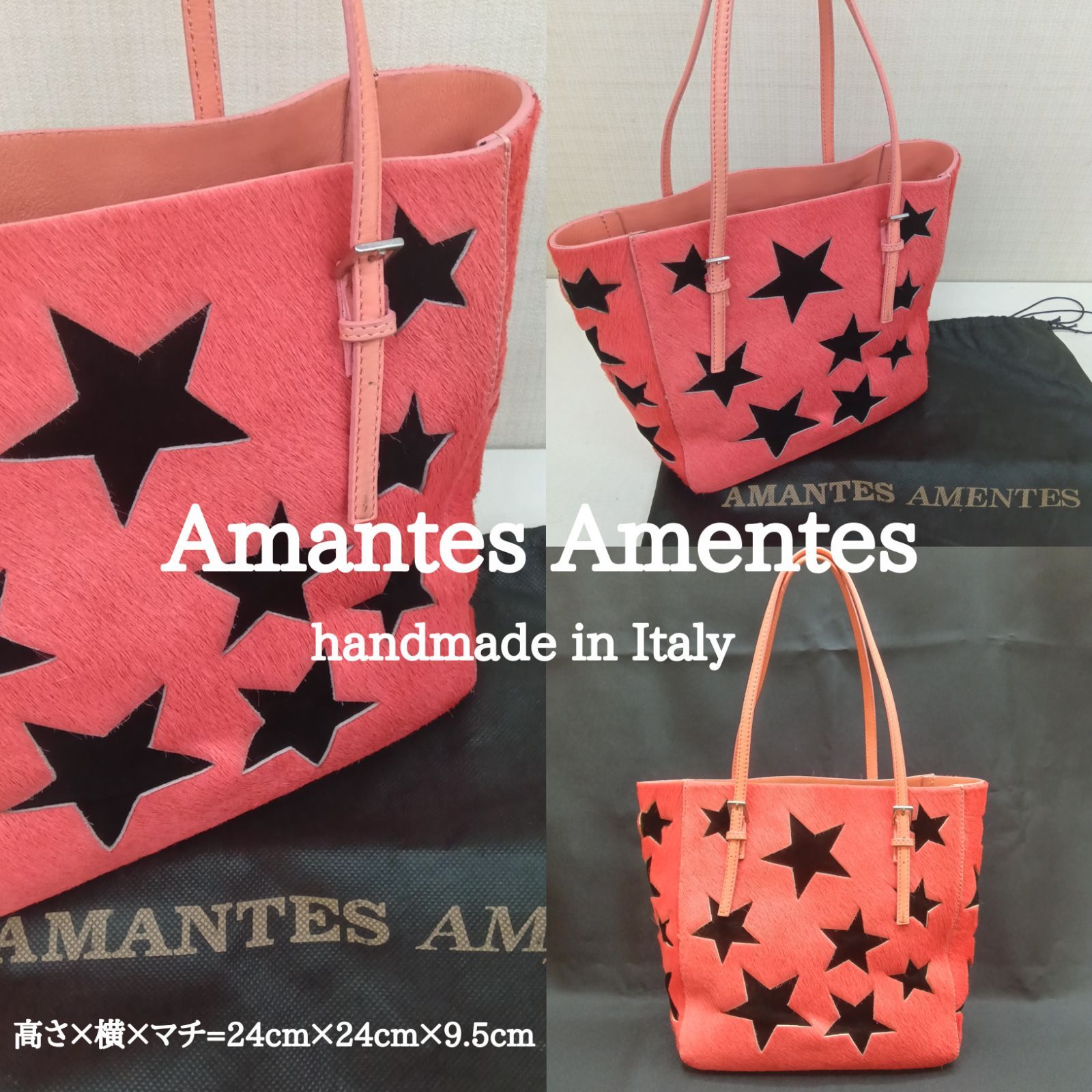 AMANTES AMENTES ?アマンテス アメンテス バッグ ／ レザー トート 