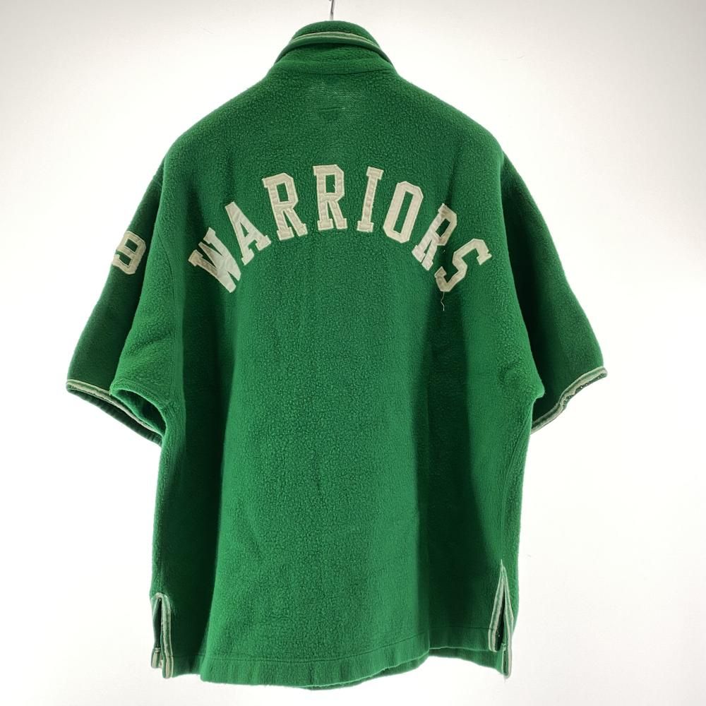 50s WARRIORS 半袖スタジャン サイズ40 SCOVILLスナップボタン グリーン ウォリアーズ 17