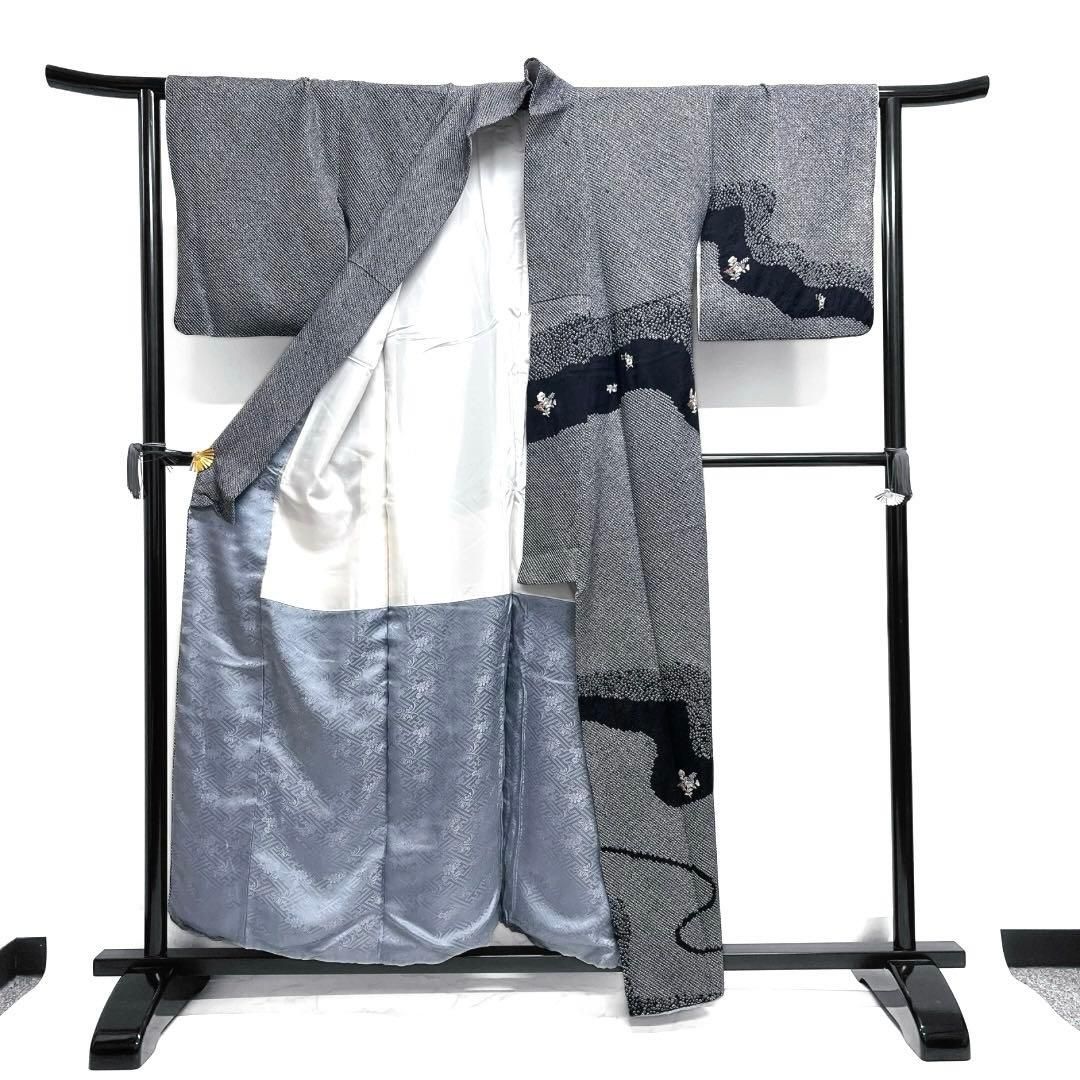 花模様 花紗綾形地紋