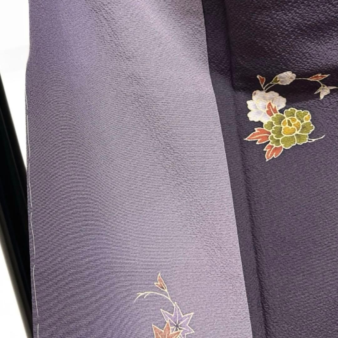 未着用 小紋 菊花 牡丹 橘 楓 花紋 着物 103b d - メルカリ