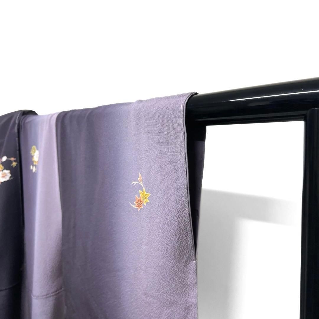 未着用 小紋 菊花 牡丹 橘 楓 花紋 着物 103b d - メルカリ