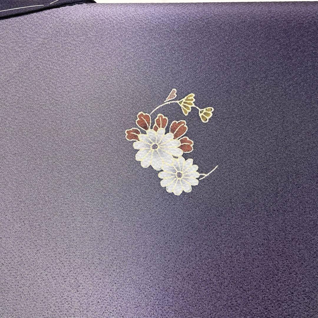 未着用　小紋　菊花　牡丹　橘　楓　花紋　着物　103b d 未着用 小紋 菊花 牡丹 橘 楓 花紋 着物 103b d - メルカリ
