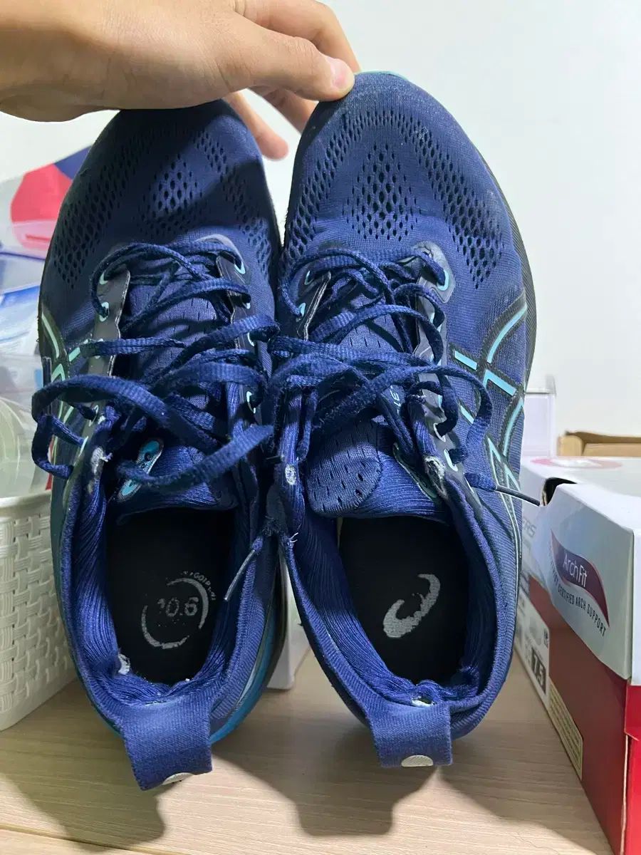 アシックス ゲル カヤノ 31 ネイビー ランニングシューズ 275