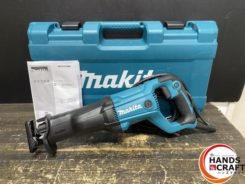 ● makita マキタ JR3051T レシプロソー 単相100V 1200W ストローク 30mm ストローク数 0-3000min-1 ケース付き