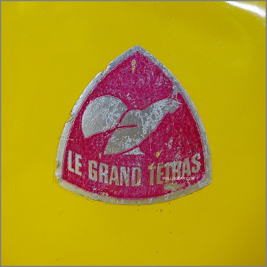 2.0L グランテトラ 1970年代 旧丸型 LE GRAND TETRAS シルバーラベル イエロー VINTAGE ウォーターボトル 黄色