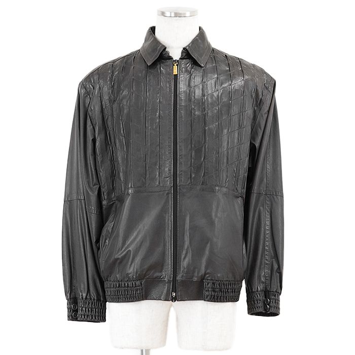 ZILLI ジリ レザージャケット サイズ50 ZILLI ジリ レザージャケット