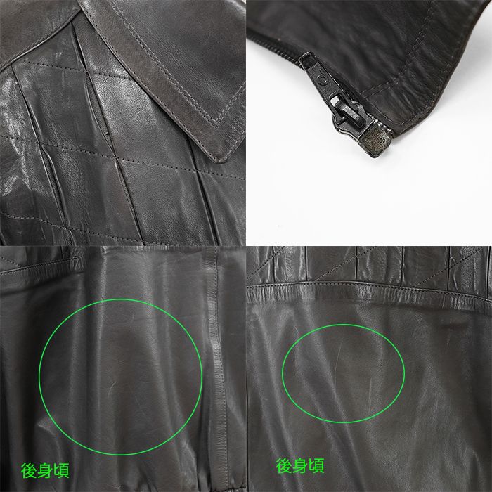 ZILLI ジリー レザージャケット REGENT レジェント ジップアップ