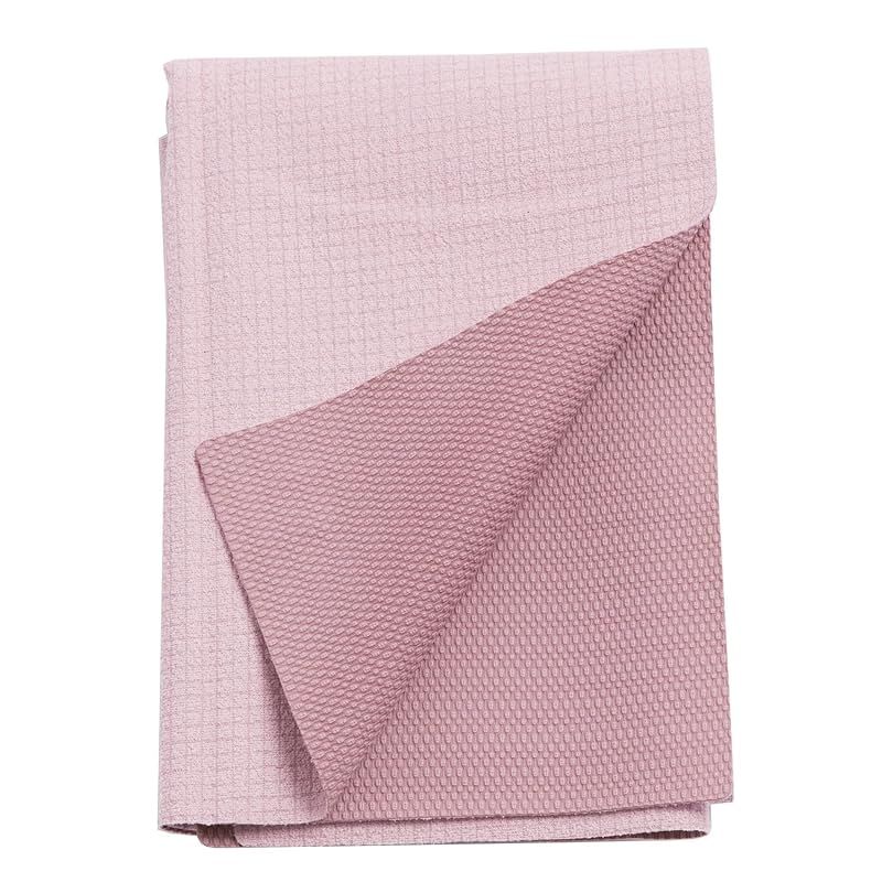 suria スリア ヨガマット ポータブルラグマット ライトピンク 約58×180cm バッグ付き ヨガラグ 折りたたみ 軽量 コンパクト 洗濯機で丸洗い 0