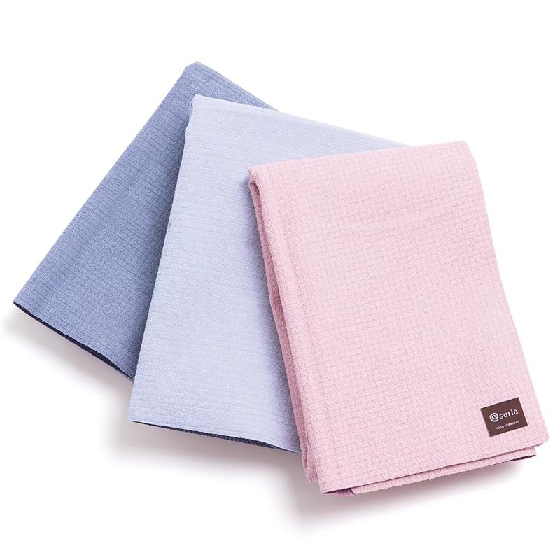 suria スリア ヨガマット ポータブルラグマット ライトピンク 約 バッグ付き ヨガラグ 折りたたみ 軽量 コンパクト 洗濯機で丸洗い 0