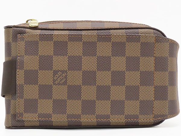 ルイヴィトン LOUIS VUITTON ダミエ ジェロニモス ボディバッグ ウエストバッグ ウエストポーチ バムバッグ スリングバッグ ダークブラウン N51994