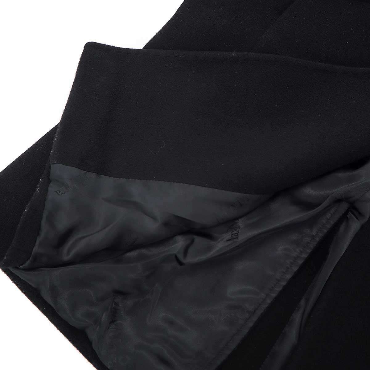 MaxMara マックスマーラ ラパンファーカシミアウールベルテッドコート