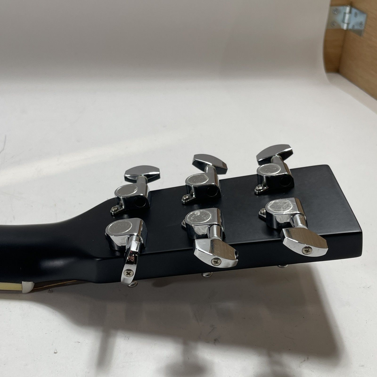 健康的な HONEY BEE アコースティックギター ブラック F-15M アコギ ソフトケース ストラップ ピック付属 現状品 2.4kg