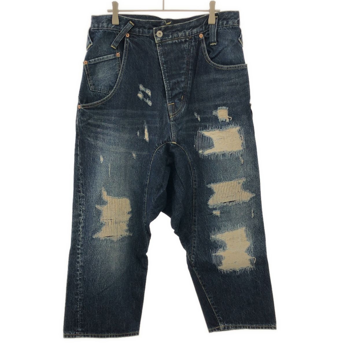 FUMITO GANRYU Red Label フミトガンリュウレッドレーベル Graffiti 5P Sarouel グラフティサルエルデニムパンツ Fu12-Pa-01 インディゴ 1