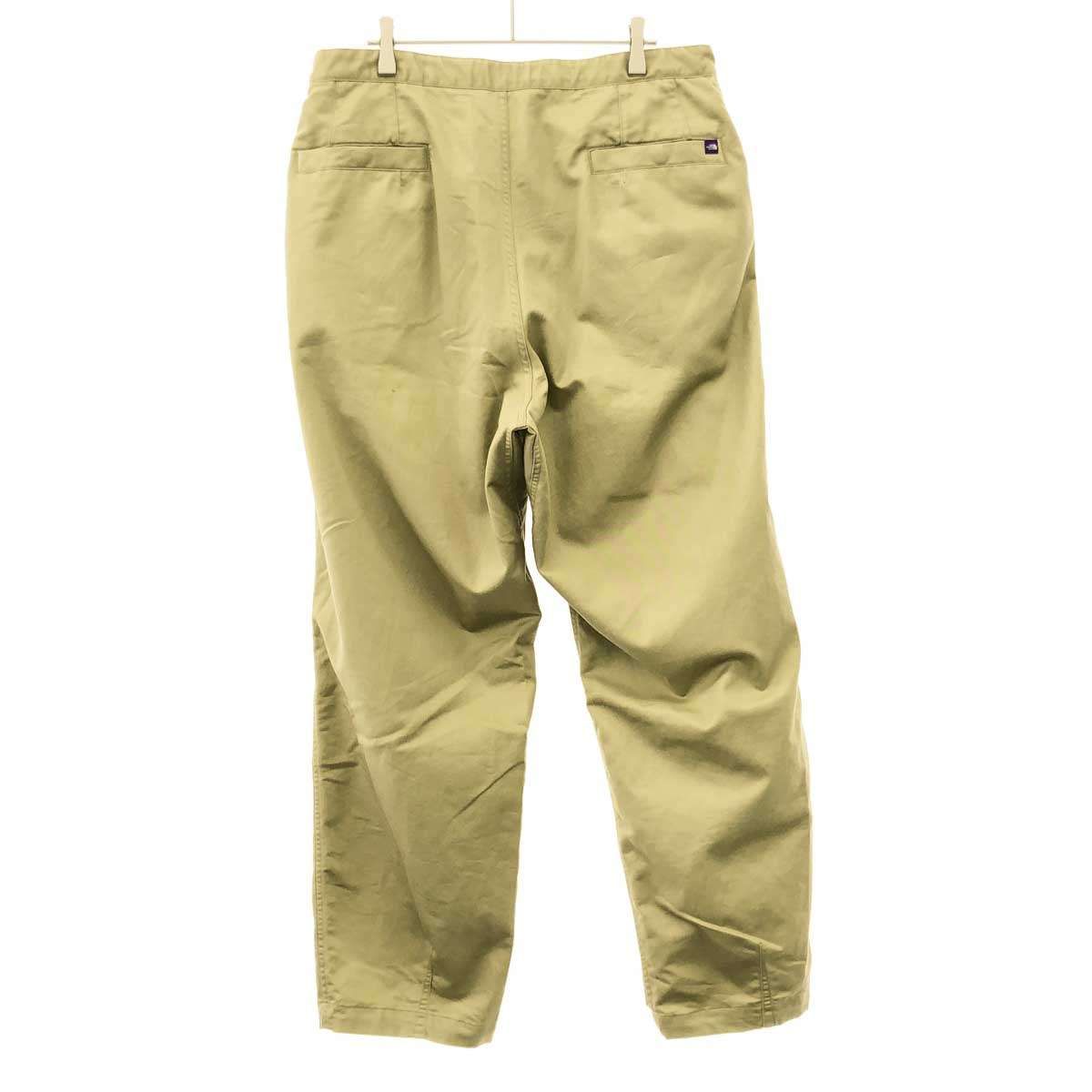 THE NORTH FACE PURPLE LABEL ザ ノースフェイス パープルレーベル COOLMAX Chino Wide Tapered Pants チノワイドテーパードパンツ ベージュ 36