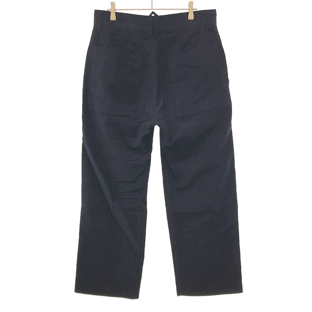 SCYE サイ 25AW Cotton-Moleskin Cropped Wide Leg Trousers