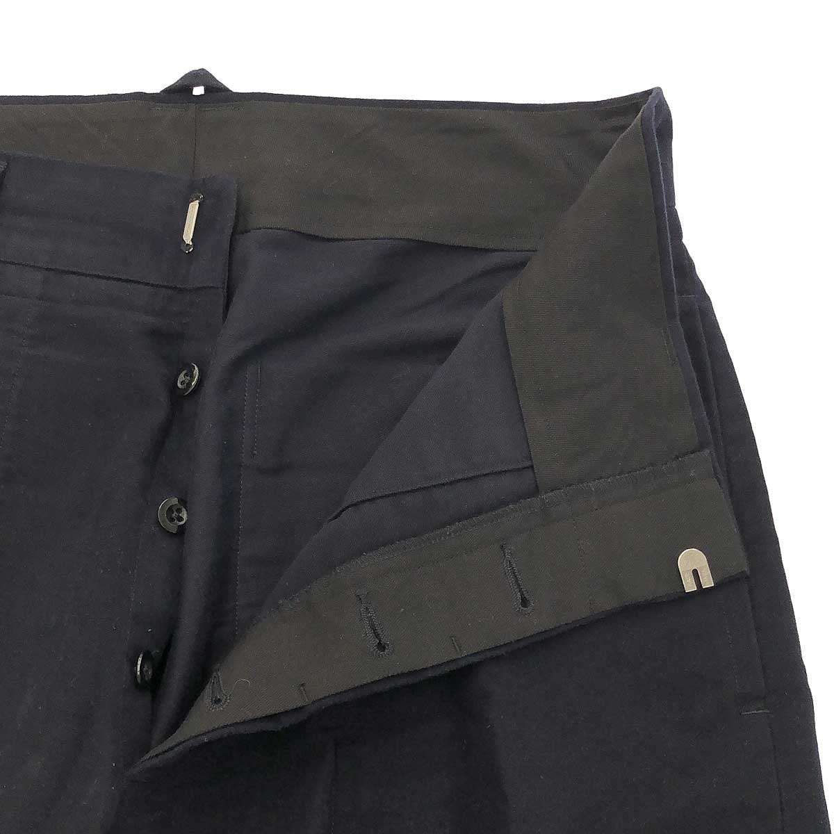 SCYE サイ 25AW Cotton-Moleskin Cropped Wide Leg Trousers