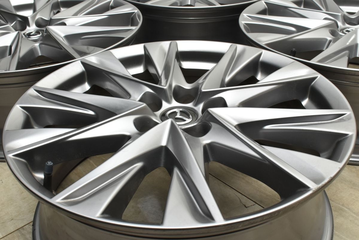 程度良好品 マツダ CX-8 Lパッケージ 純正 19in 7J 45 PCD114.3 4本セット スタッドレス用に CX-5 CX-3 CX-30 MX-30 流用