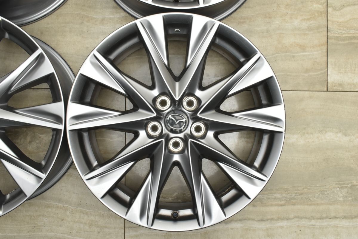 程度良好品 マツダ CX-8 Lパッケージ 純正 19in 7J 45 PCD114.3 4本セット スタッドレス用に CX-5 CX-3 CX-30 MX-30 流用 FFCRYSTALESIA_COM