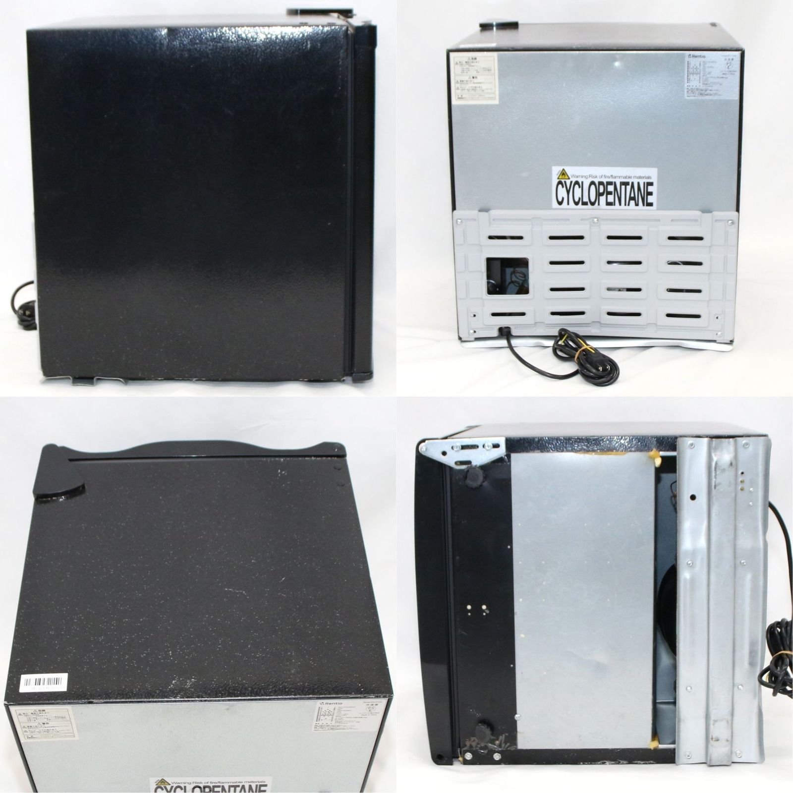 32 L レンティオ 小型冷凍庫 1ドア セカンド冷凍庫 RN-FZ rn-fz 32-bk ブラック 可 C