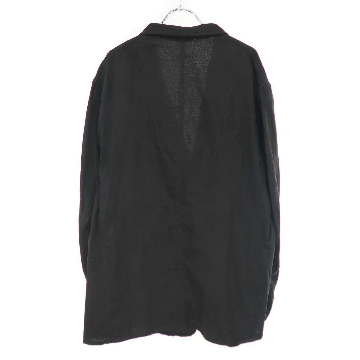 COMOLI コモリ 25SS KHADIコットン ジャケット B01-01012 ブラック 2