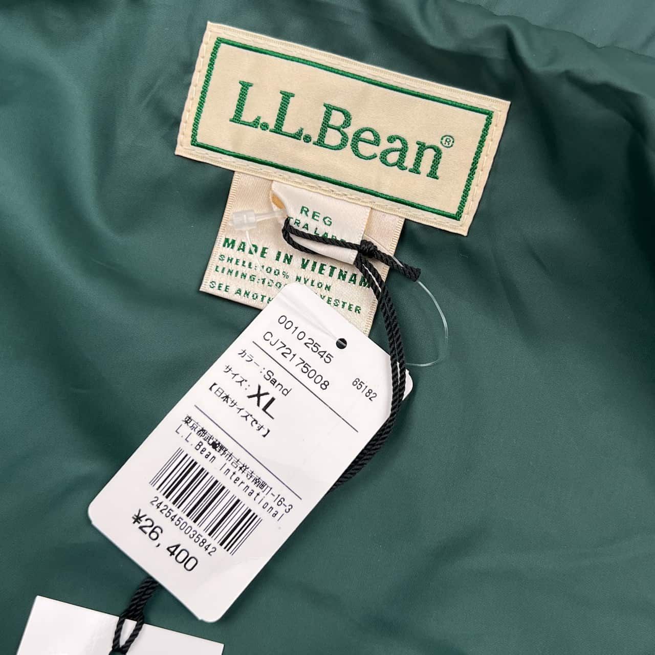00s 新品 タグ付き L.L.Bean エルエルビーン Windy Ridge Jacket 