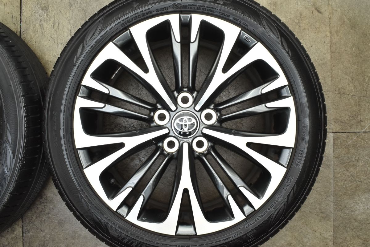 美品】トヨタ ヤリスクロス 純正 18in 7J +50 PCD114.3 ダンロップ