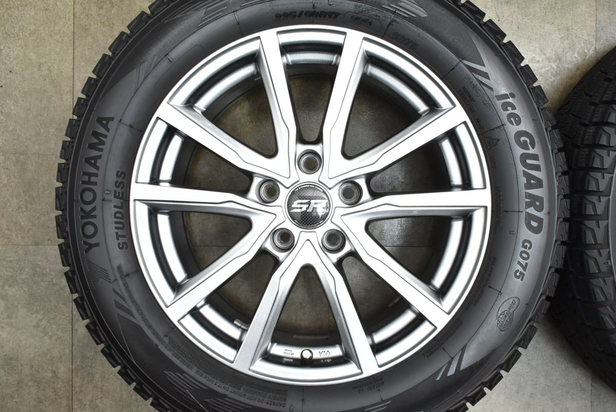 バリ溝 ストレンジャー 17in 7J 39 PCD114.3 ヨコハマ アイスガード G075 225|60R17 アルファード デリカD 5 アウトランダー 可 FFCRYSTALESIA_COM