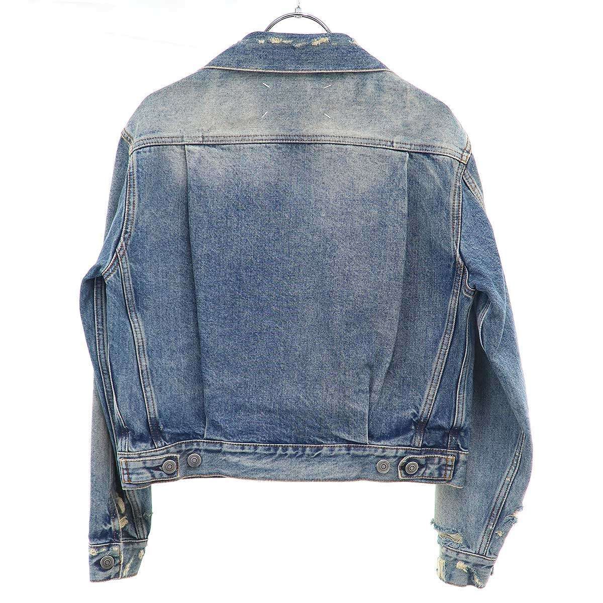 Maison Margiela メゾン マルジェラ 23AW DECORTIQUE DENIM JACKET デニムジャケット S67AM0058 インディゴブルー 38