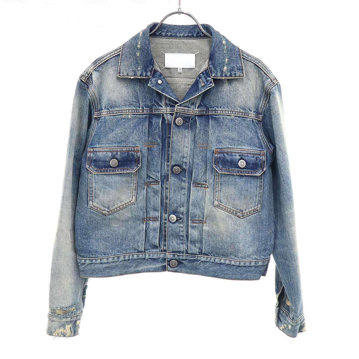 Maison Margiela メゾン マルジェラ 23AW DECORTIQUE DENIM JACKET デニムジャケット S67AM0058 インディゴブルー 38
