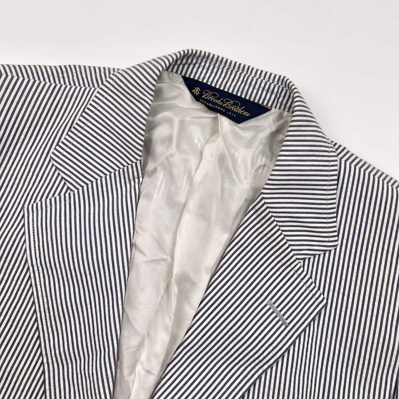 Brooks Brothers ブルックスブラザーズ ストライプ 背抜き 段返3B