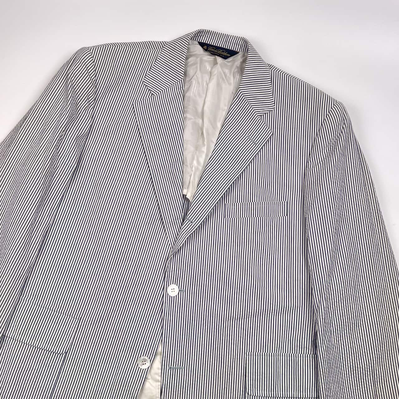 Brooks Brothers ブルックスブラザーズ ストライプ 背抜き 段返3B