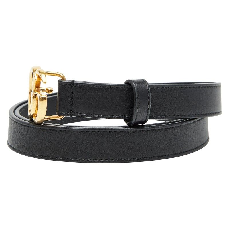 グッチ GGマーモント ベルト サイズ 75 30 409417 ブラック レザー レディース GUCCI 1-0235996