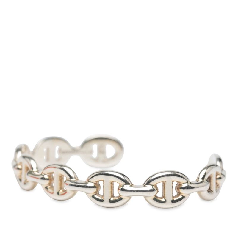 エルメス シェーヌダンクル アンシェネ SH ブレスレット バングル SV925 シルバー レディース HERMES 228-36154