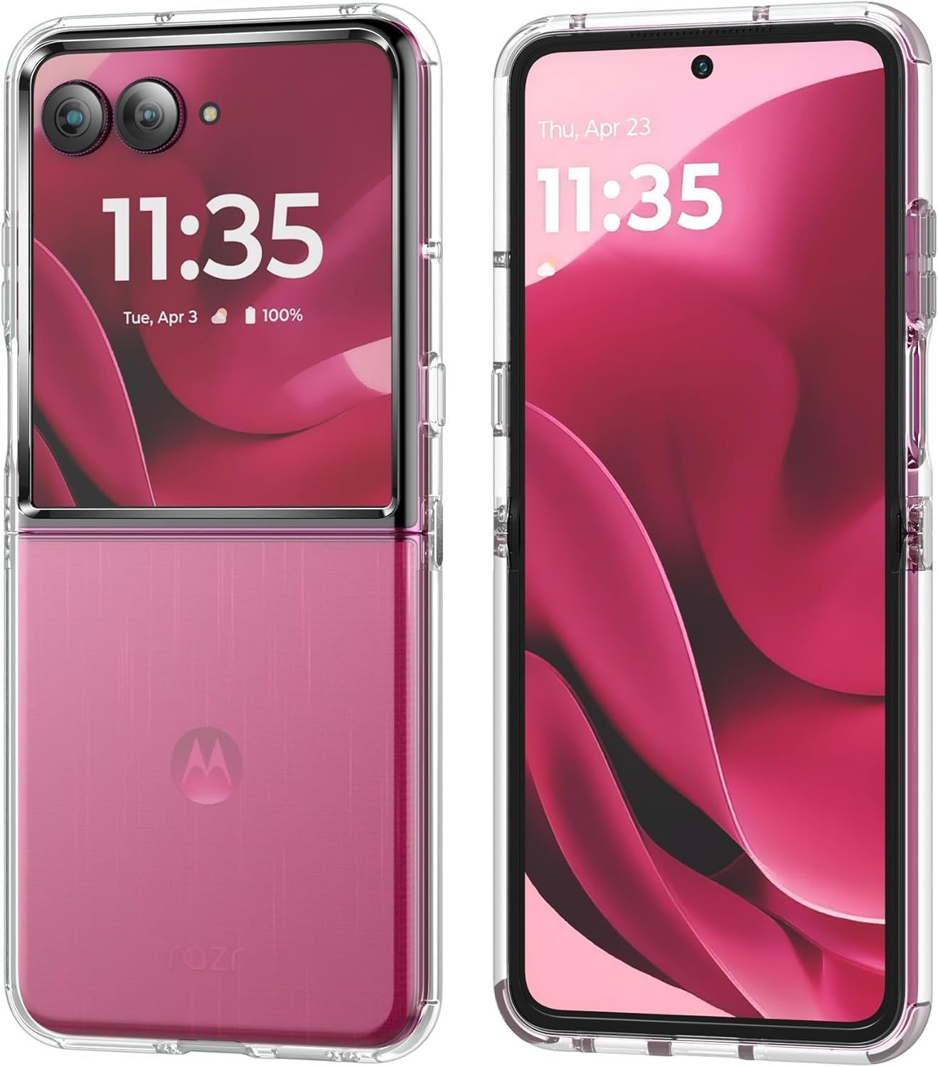 Razr Gosento For 0 MOTO Razr60 Pro Ultra Motorola 1 新品 クリスタル ケース 透明 クリア ライトスカイホワイト（SIMフリー